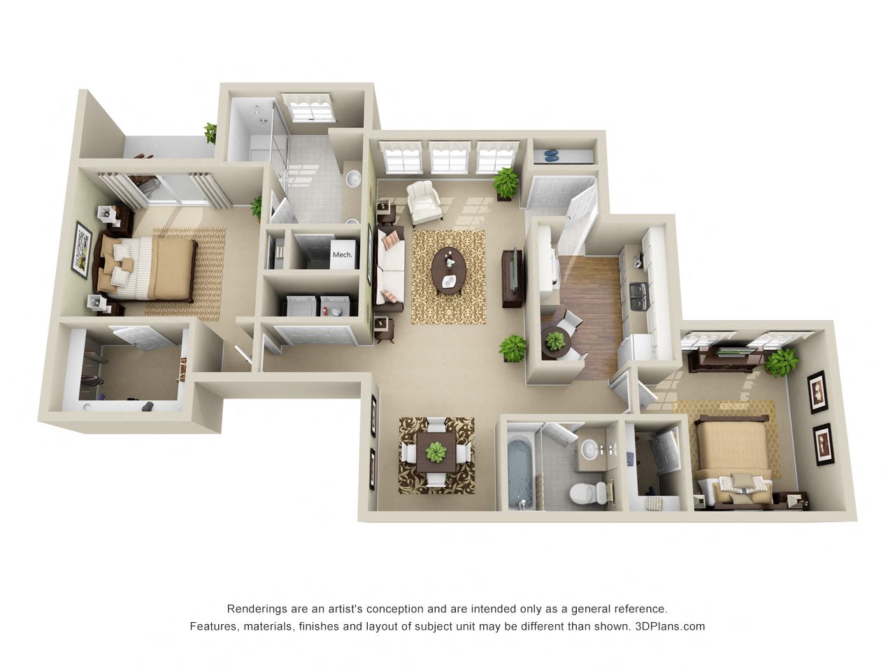 Floor Plans of Bexley at Brier Creek in Raleigh, NC